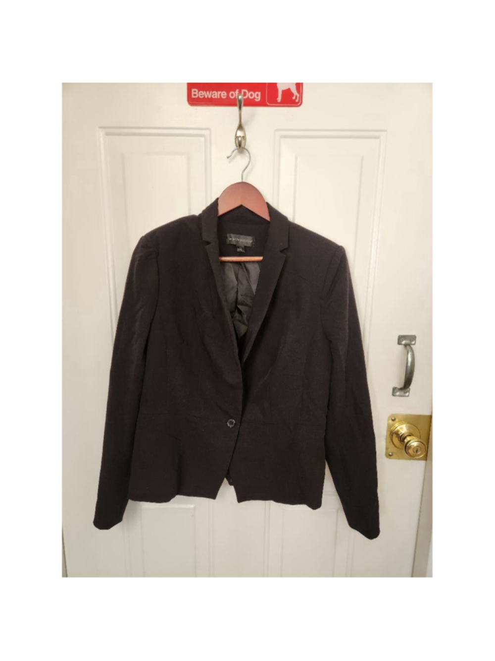 Worthington Black notched collar Blazer Size 14